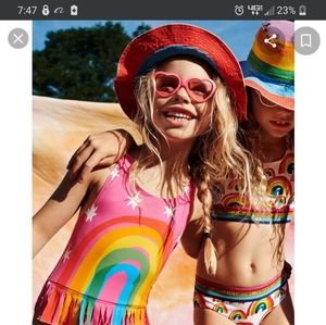 NWT RARE Stella McCartney Rainbow Fringe Swimsuit